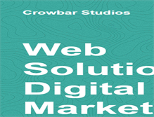 Tablet Screenshot of crowbarstudios.com